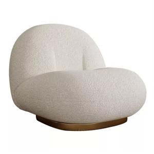Wholesale BIFMA 0.384CBM Lambswool Color One Seater Sofa Metal Frame from china suppliers