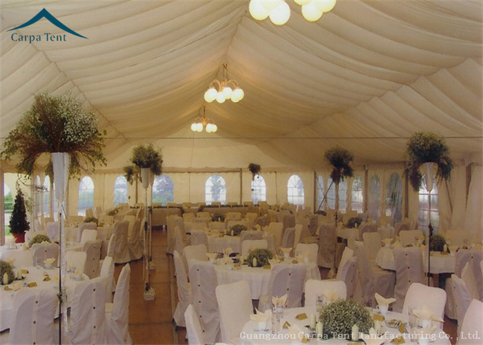 European Style Aluminium Frame Party Tents With Roof Linings And Curtains