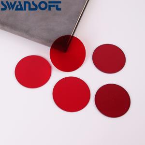Wholesale 3mm thickness optical hoya R-62 HB610 RG610 red filters glass 610nm Longpass Filter Red Optical Glass HB610 RG610 from china suppliers