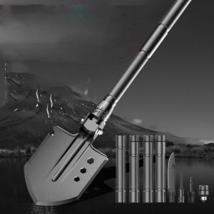 Wholesale Heavy Duty Multifunctional Outdoor Shovel , Alluminum Alloy Folding Shovel Survival Tool from china suppliers