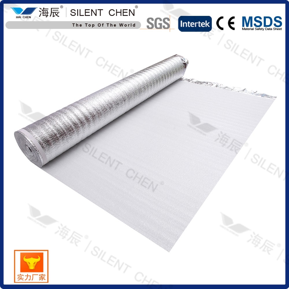 3mm EPE Foam Engineered Wood Flooring Underlay With Aluminum Foil