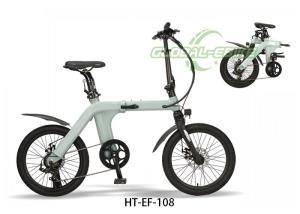 Wholesale Lightweight Electric Folding City Bike , 36V 10.4Ah Foldable E Bike Aluminum Alloy from china suppliers