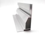 Silver Electrophoresis Aluminium Display Profile For Advertising / Exhibition /