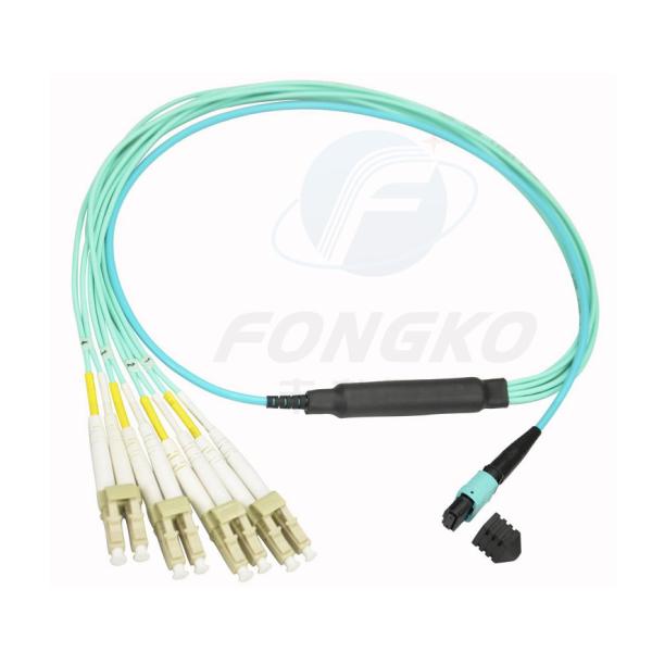 MPO MTP FTTH Fiber Optic Patch Cord Multimode Male Female LC-MPO 12 Cores