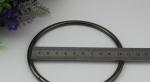 Bag Harware Nickel Color 100 MM Iron Wire Metal Welded O Rings With Nickel Free