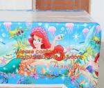 Lovely 108cm disposable Birthday tablecloth Cartoon Winnie the pooh kids happy