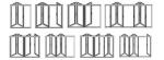 Aluminum Alloy Folding Window Ventilation And Heat Insulation For Study ,