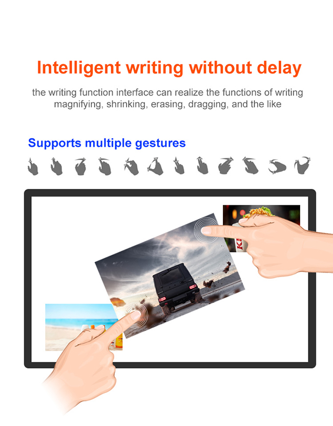 43 inch android kids water proof interactive touch screen lcd games advertising player