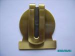 Gold / Antique gold metal engraved money clip with poly bag