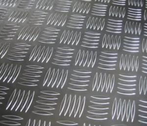 Wholesale AA1060 5 Bar Aluminium Checker Plate 3MM PVC Coated Width 500mm-12600mm from china suppliers