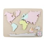 BPA Free Silicone Puzzle Eco Friendly For Kids Education Silicone Teething