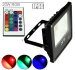 china led light manufacturers, good quality 20W RGB Remote Control LED Flood