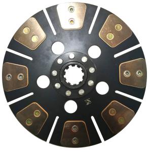 Wholesale 12&quot; 10 Spline 8 Pad 39*44 Hub Tractor Spare Parts TA750.21.300T 704 754 Foton Clutch from china suppliers
