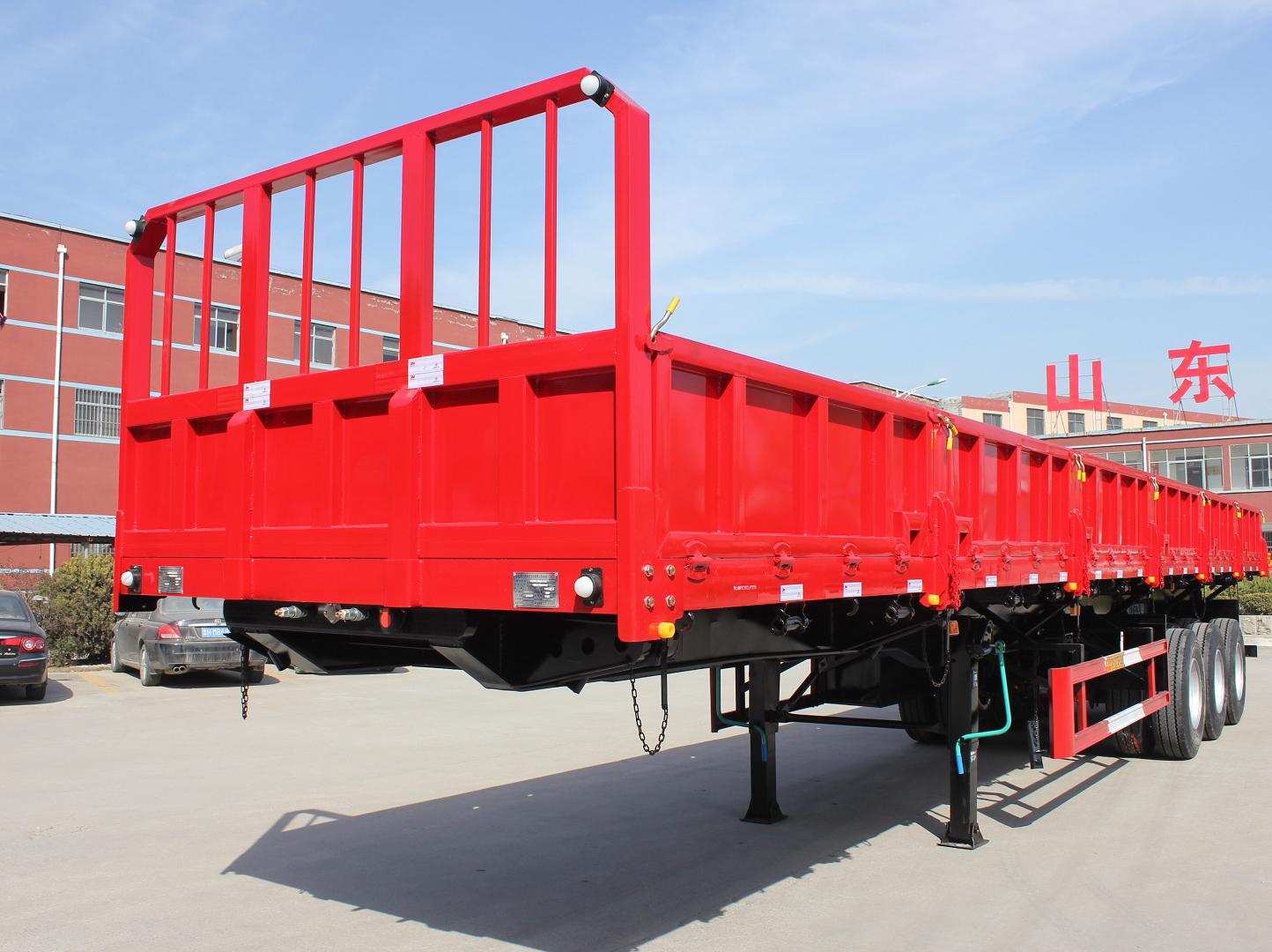 Special Vehical Manufacturing 30-60 Tons 45 Ft Semi Trailer with York Optional Axle