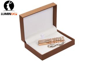 Wholesale Waterproof Lumintop Worm Brass Flashlight AAA Battery Powered Rose Gold Color from china suppliers