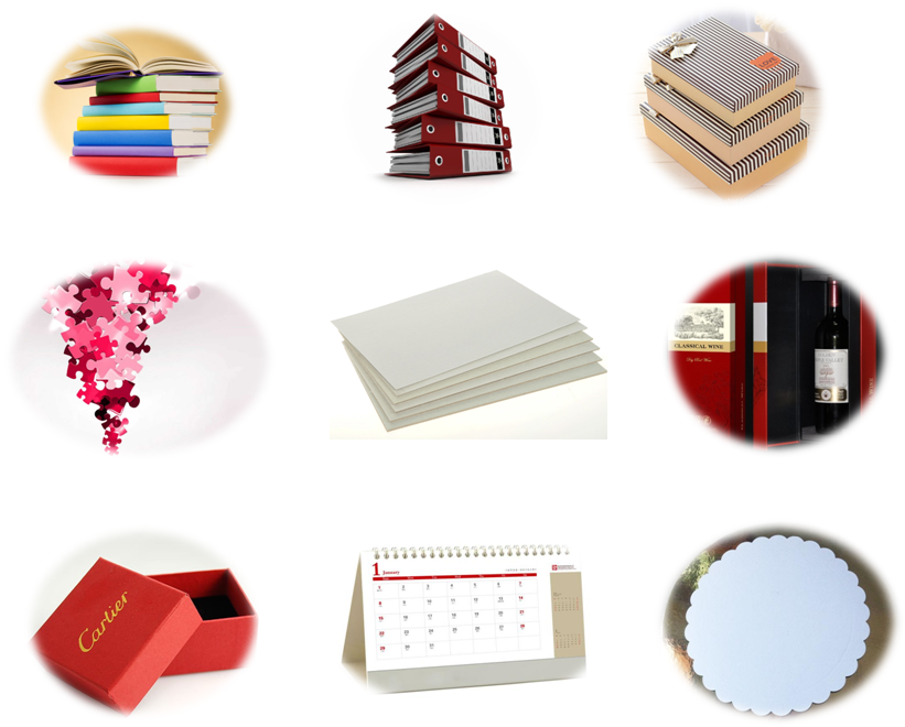 Specialty sheet and roll 100% recycled paper 360gsm 420gsm core board paper