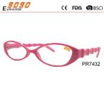 New arrival and hot sale plastic reading glasses, suitable for women and men