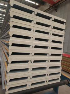 Wholesale Polyurethane PUR Sandwich Panel Wall Roof 50mm 75mm 100mm 125mm from china suppliers