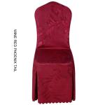 Jacquard Polyester Hotel Wedding Banquet Chair Covers