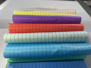 Wholesale Cleanroom Dustproof 5mm Grid Uniform Cloth Polyester Anti static ESD Anti Static Fabric For Workwear from china suppliers