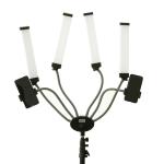 80w Stepless Dimming LED Fill Light With 0-100% Brightness 4 Arms Makeup