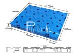 HDPE Bottle Pallets Gallon Water Plant Consumables