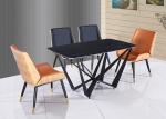 Indoor 40*80*76.5cm Painting Wrought Iron Table