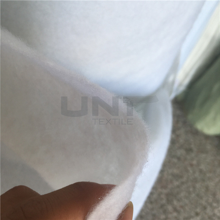 Cotton Spray Bonded Wadding Needle Punch Nonwoven 150cm Width 80gsm Weight