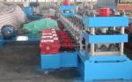China High Quality 2 Waves Highway Guardrail Roll Forming Machine Drived By 13