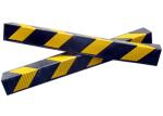 800mm Height Parking Lots Rubber Corner Guards