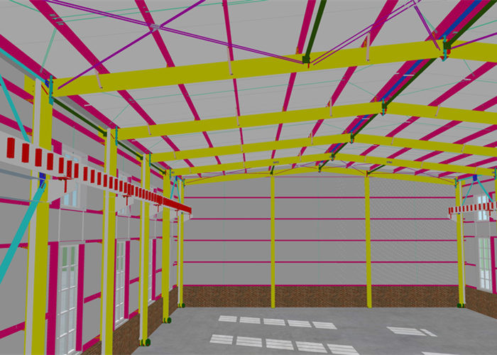 Portal Steel Structure Warehouse Building System Steel Frame Construction