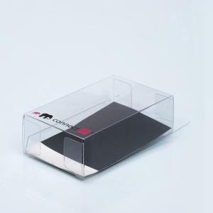 Wholesale Stamping Clear PVC Packaging Box Embossed Logo With Hanging Hook from china suppliers