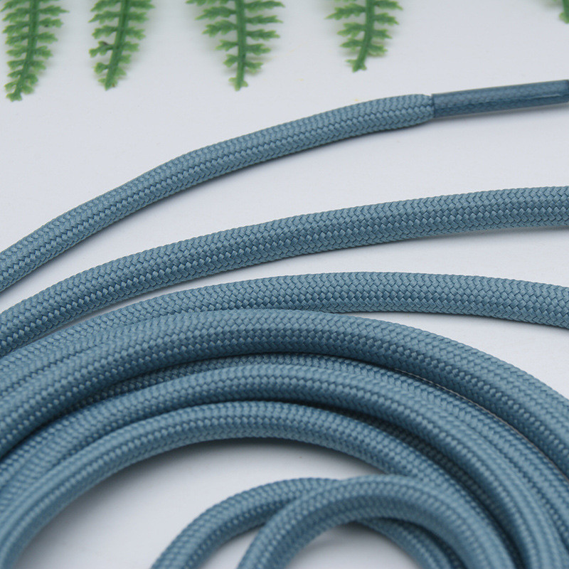 Grey Pink Double Braid Nylon Yacht Rope 5mm Polyester Cord In Bulk