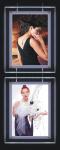 Slim advertising led illuminated crystal light box