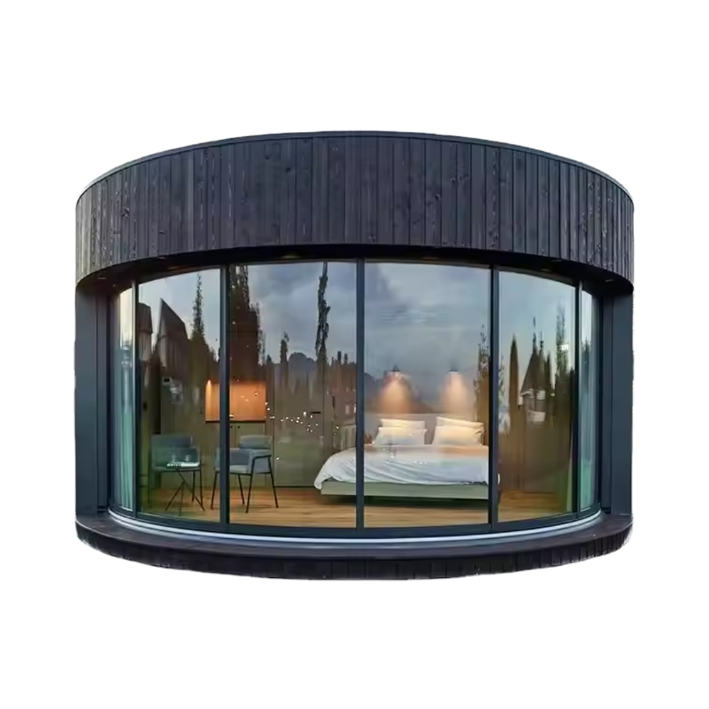 Light Steel Structure Container House with One-Bathroom One-Kitchen and Aluminum Alloy Windows