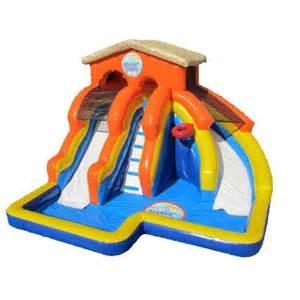 Wholesale giant outdoor kids inflatable summer pool water slide from china suppliers