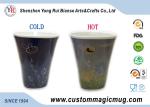 Large Horn Shape Novelty Heat Changing Coffee Mug Eco Friendly Ceramic