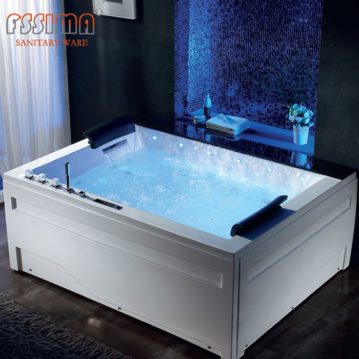 1900x830 Whirlpool SPA Bathtub 2 Person Freestanding Jetted Tub
