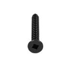 Metric Wooden Construction 410 Stainless Steel Flat Head Black Wood Screws for