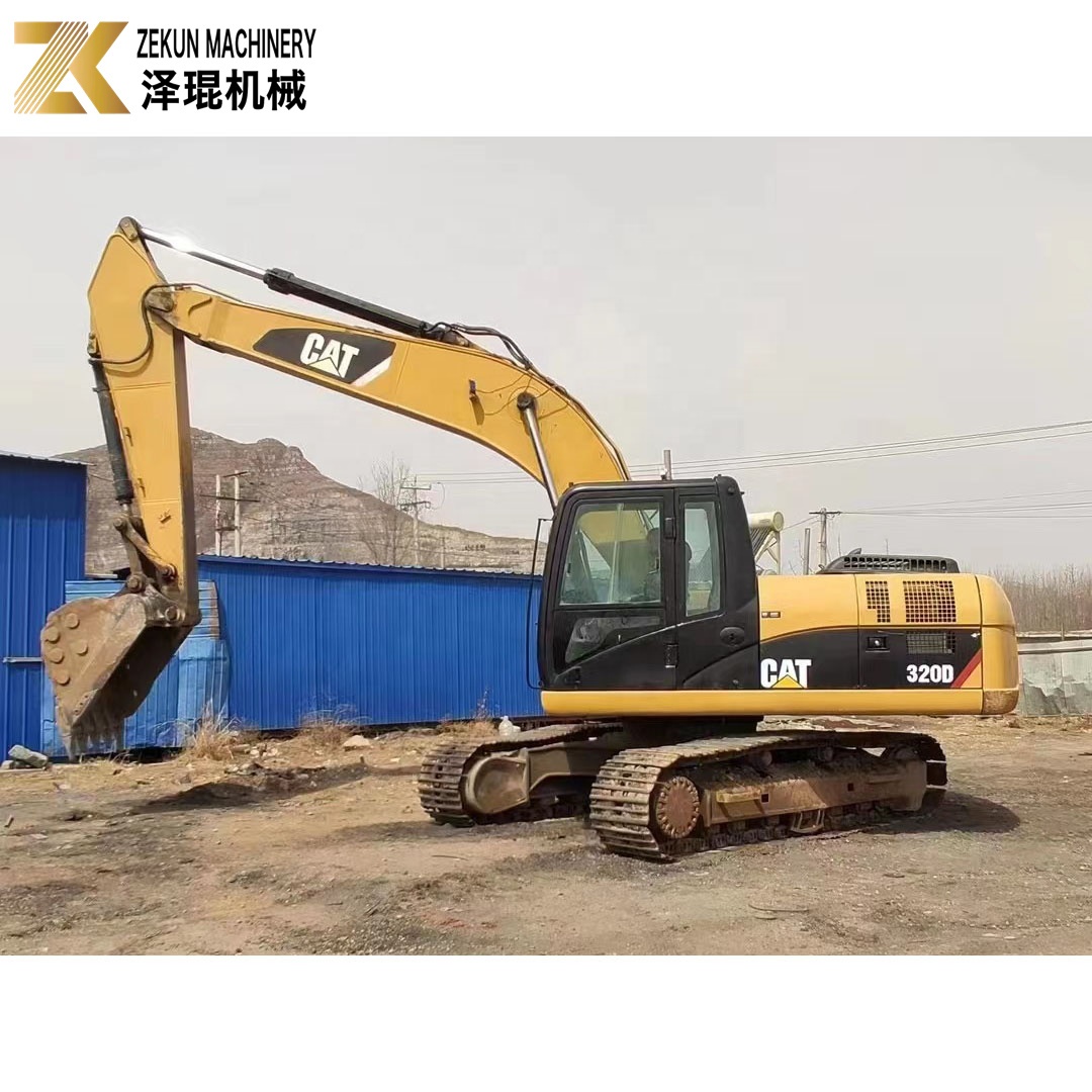 Japan Used CAT 320 Excavator Heavy Construction Equipment CAT320 Crawler Excavator