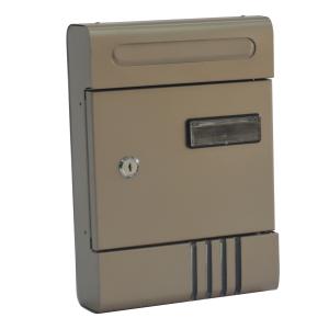 Wholesale Outdoor Waterproof Steel Mailbox Residential Wall Mounted Letterbox from china suppliers
