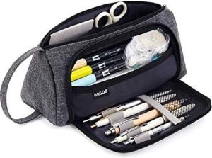 Wholesale EASTHILL Big Capacity Pencil Case Pouch Pen Case Simple Stationery Bag School College Office Organizer for Teens Girls from china suppliers