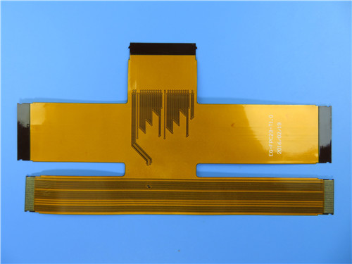 Dual Layer Flexible Printed Circuit (FPC) Built on Polyimide With Connector for Multicoupler