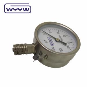Wholesale 60mm Bourdon Tube Pressure Gauge No Oil Oxygen Pressure Gauge Meter from china suppliers