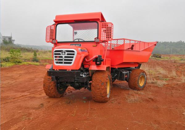 Light Weight Mini Articulated Dump Truck Full Hydraulic Steering 30HP For Oil
