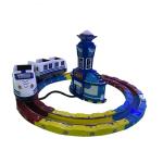 Track Railway Train Amusement Arcade Machines / Kids Amusement Ride