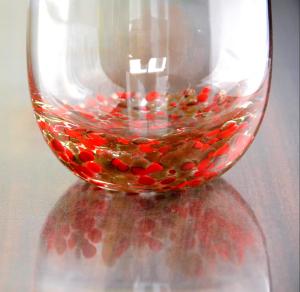 Wholesale Red Stars Bottomed Creative Macadam Tumbler Drinking Glasses from china suppliers