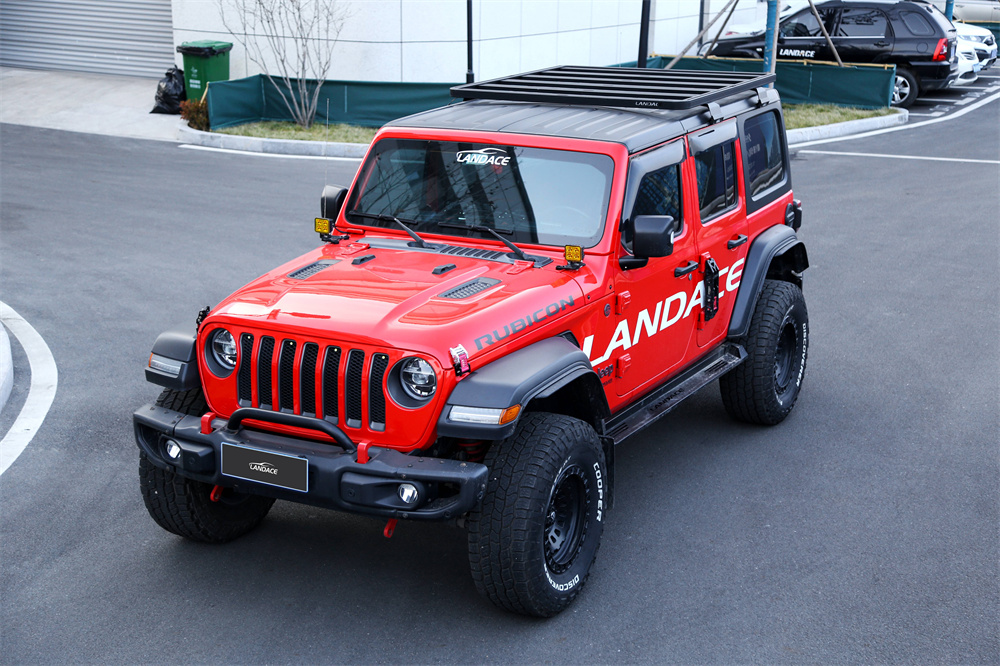 OEM Accepted 4x4 Accessories Aftermarket Flat Roof Racks for Jeep Wrangler JL JK