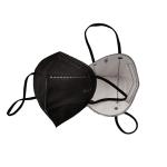 Black Disposable Medical Face Mask , Earloop Disposable KN95 Mask