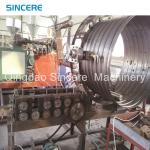 Sewage Winding Spiral Pipe Extrusion Line Reinforced Steel Plastic Pipe Extruder
